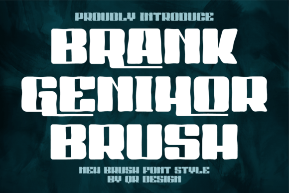 Brank Genihor Brush Font - Featured Image