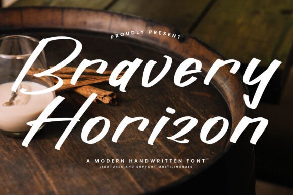 Bravery Horizon Font - Featured Image
