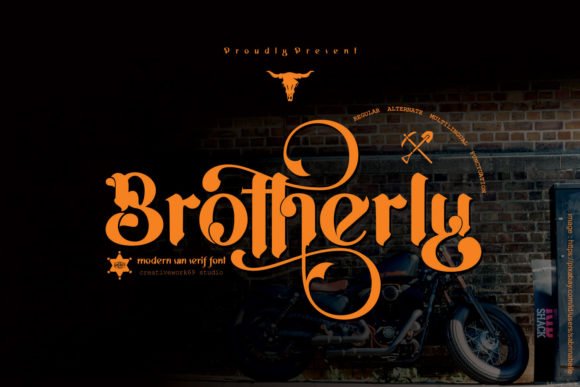 Brotherly Font - Featured Image