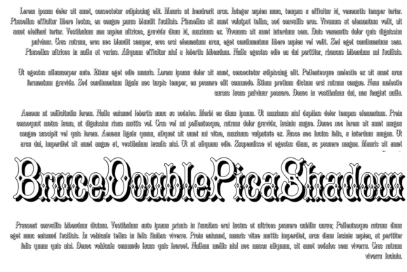 Bruce Double Pica Font - Featured Image