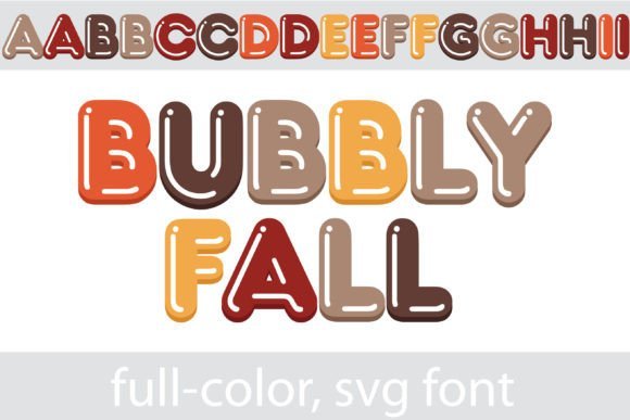 Bubbly Fall Font - Featured Image
