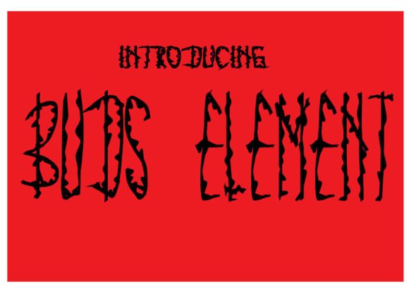Buds Element Font - Featured Image