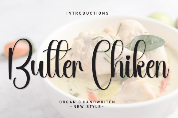 Butter Chiken Font - Featured Image
