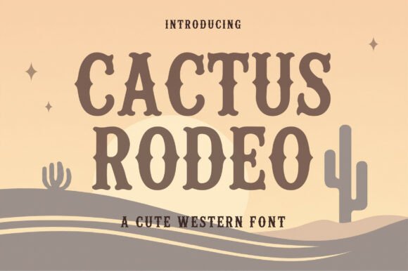 Cactus Rodeo Font - Featured Image