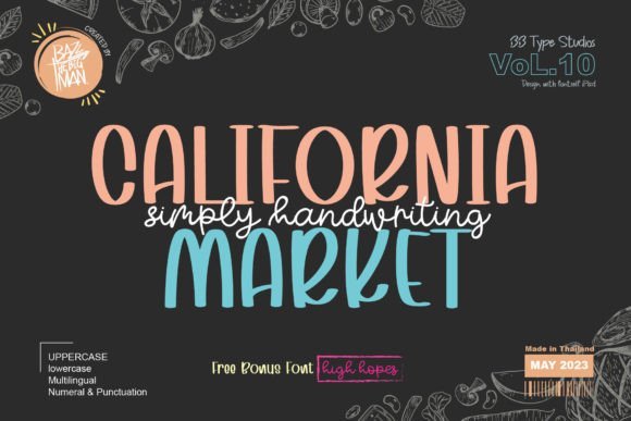 California Market Font - Featured Image