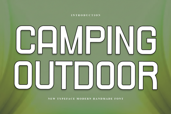 Camping Outdoor Font - Featured Image