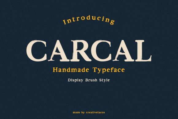 Carcal Brush Font - Featured Image