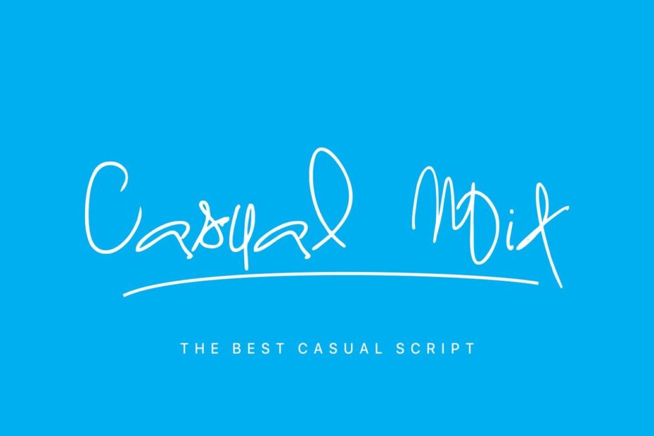Casual Mix Font - Featured Image