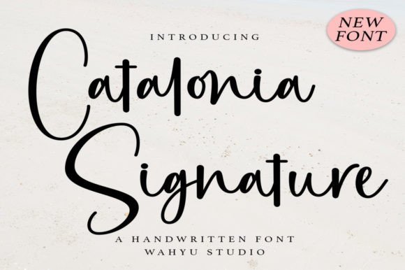 Catalonia Signature Font - Featured Image