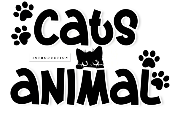 Cats Animal Font - Featured Image