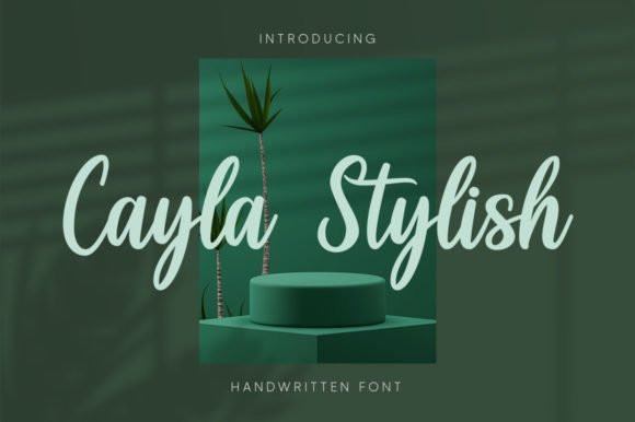 Cayla Stylish Font - Featured Image