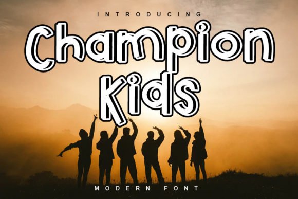 Champion Kids Font - Featured Image