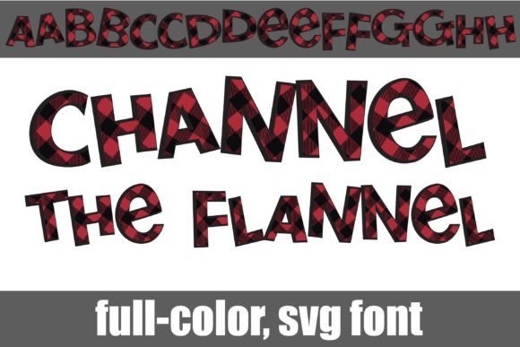 Channel the Flannel Font - Featured Image
