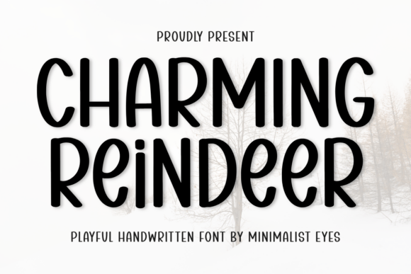 Charming Reindeer Font - Featured Image