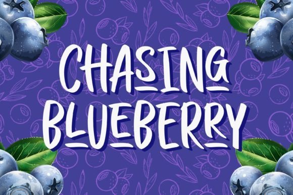Chasing Blueberry Font - Featured Image