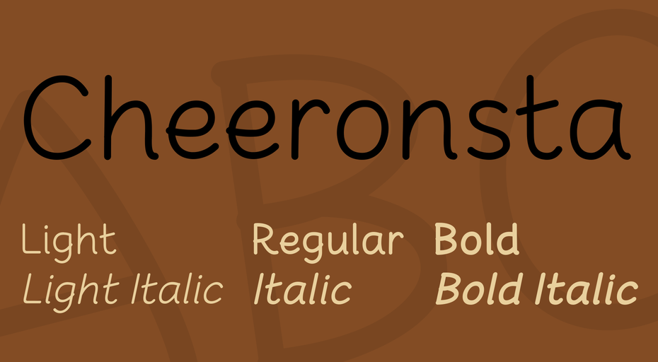 Cheeronsta Font - Featured Image