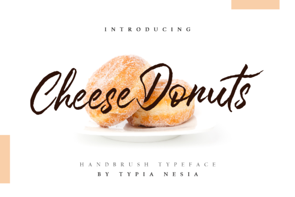 Cheese Donuts Font - Featured Image