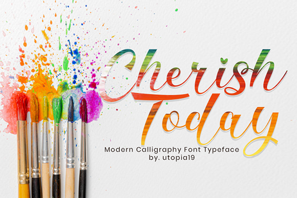 Cherish Today Font - Featured Image
