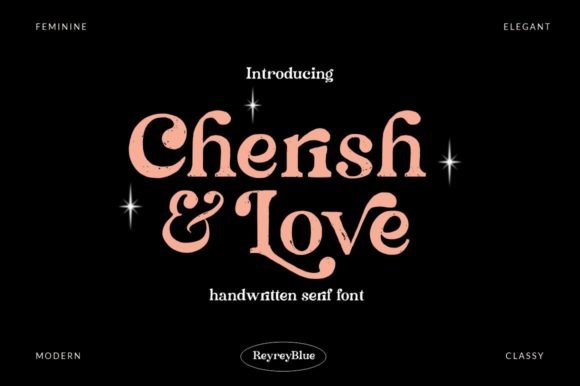 Cherish & Love Font - Featured Image