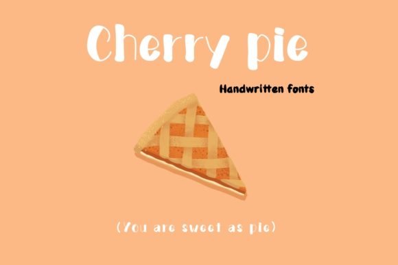 Cherry Pie Font - Featured Image