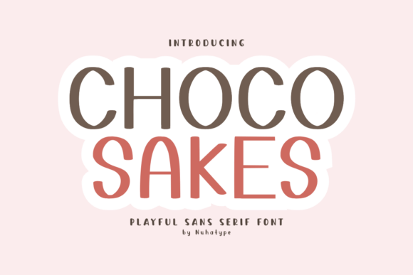 Choco Sakes Font - Featured Image