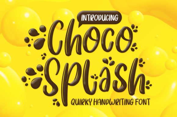 Choco Splash Font - Featured Image