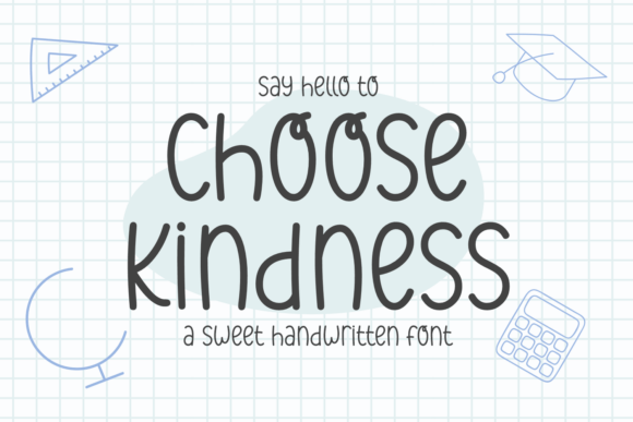 Choose Kindness Font - Featured Image