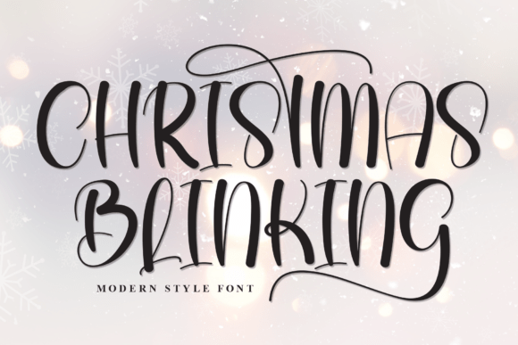 Christmas Blinking Font - Featured Image