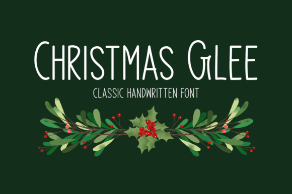 Christmas Glee Font - Featured Image