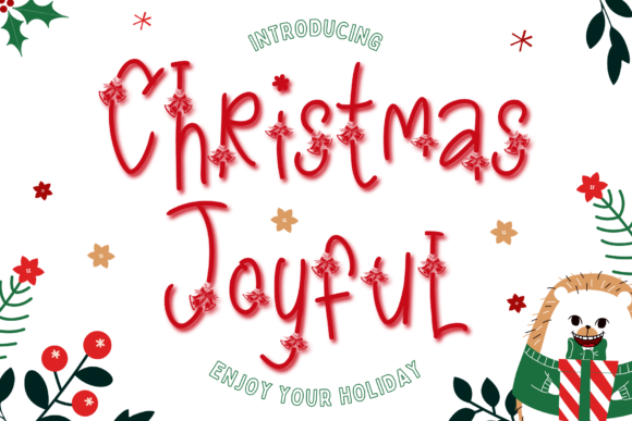 Christmas Joyful Font - Featured Image