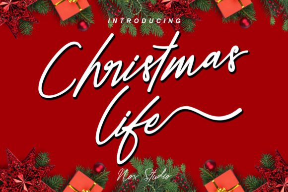 Christmas Life Font - Featured Image