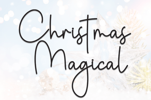Christmas Magical Font - Featured Image
