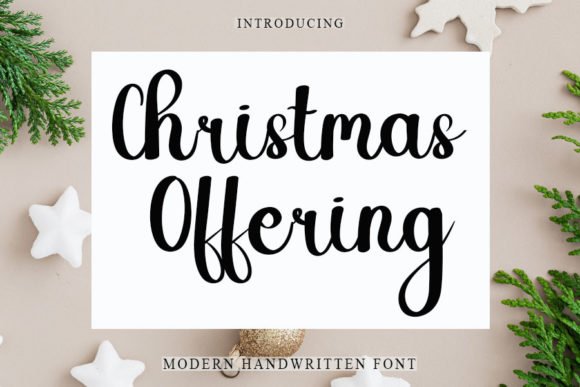 Christmas Offering Font - Featured Image