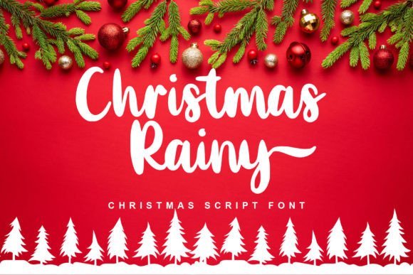 Christmas Rainy Font - Featured Image
