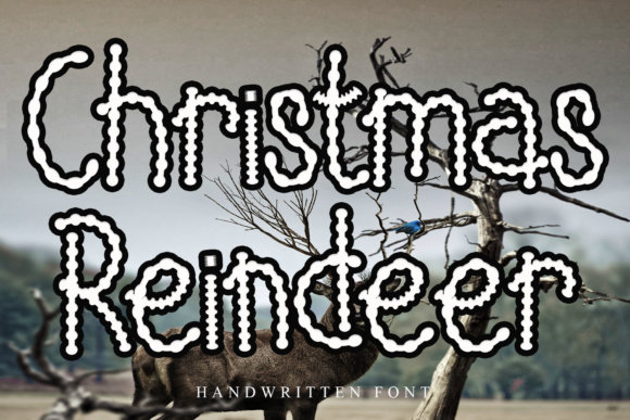 Christmas Reindeer Font - Featured Image
