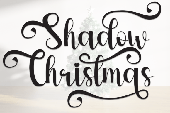 Christmas Shadow Font - Featured Image