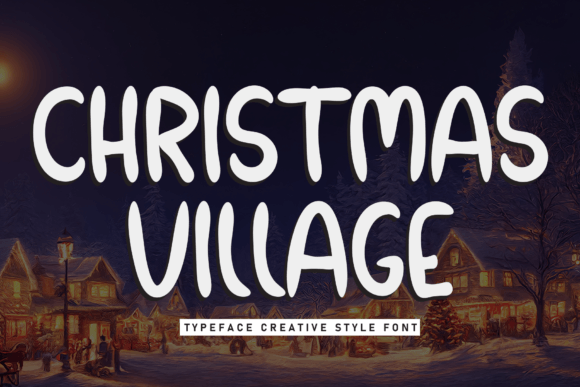 Christmas Village Font - Featured Image