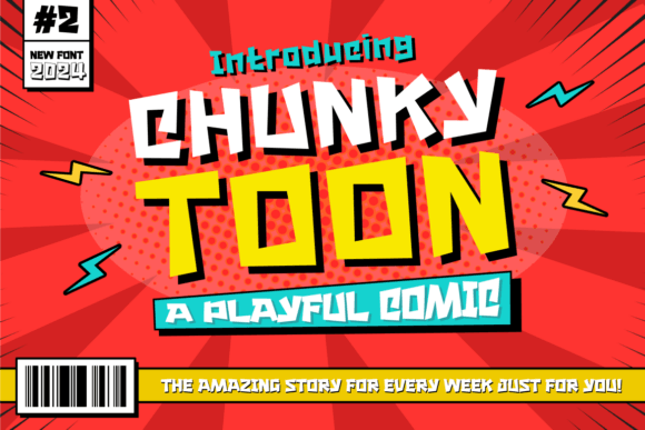 Chunky Toon Font - Featured Image
