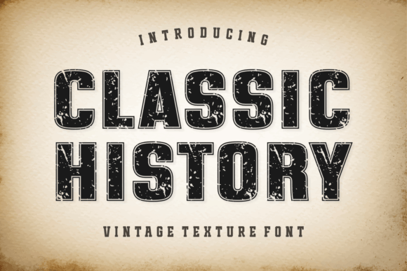 Classic History Font - Featured Image