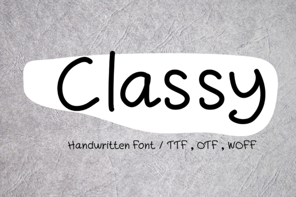 Classy Font - Featured Image