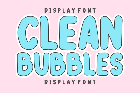 Clean Bubbles Font - Featured Image
