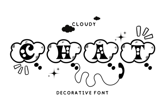 Cloudy Chat Font - Featured Image