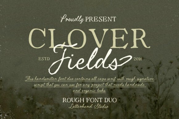 Clover Fields Font - Featured Image