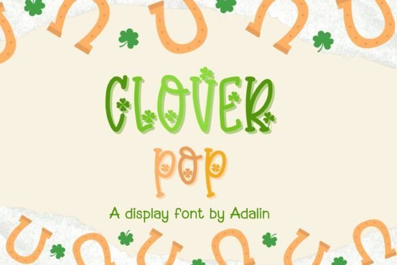 Clover Pop Font - Featured Image