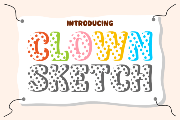 Clown Sketch Font - Featured Image