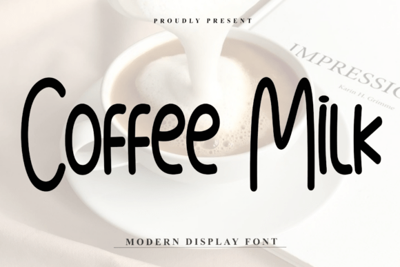 Coffee Milk Font - Featured Image