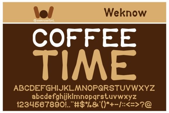 Coffee Time Font - Featured Image