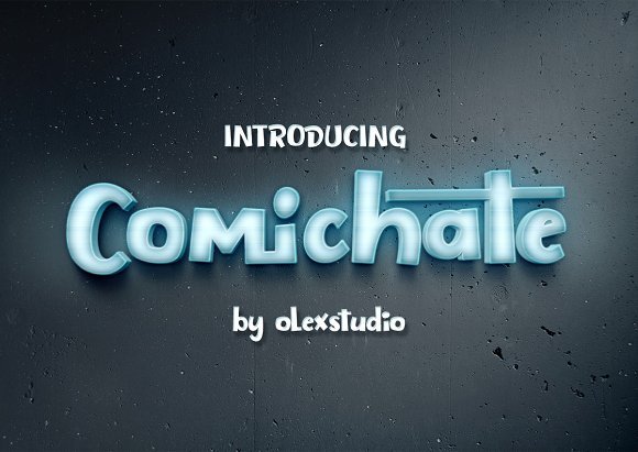 Comichate Font - Featured Image
