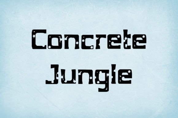 Concrete Jungle Font - Featured Image