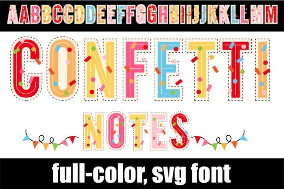 Confetti Notes Font - Featured Image